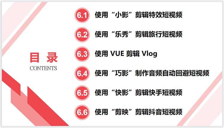 抖音快手短视频手机拍摄教程PPT课件运营内容策划脚本设运镜剪辑