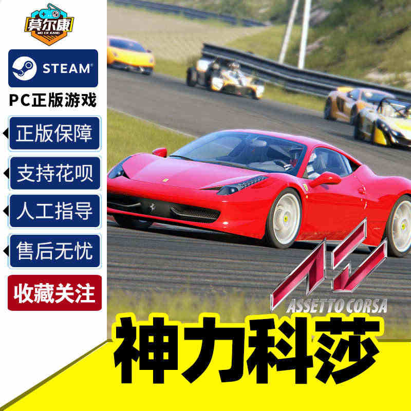 PC中文正版 steam 神力科莎 Assetto Corsa CDK...