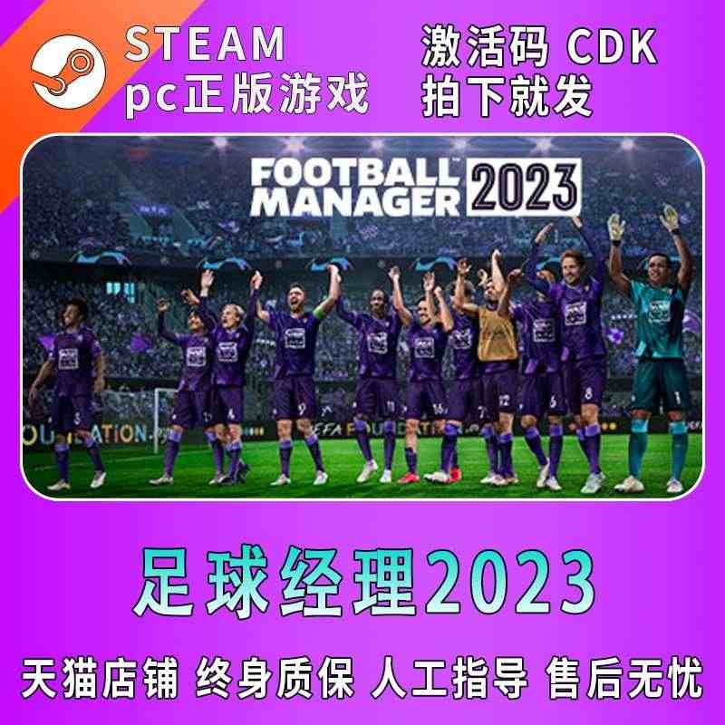 PC中文正版steam Football Manager 2023 足...