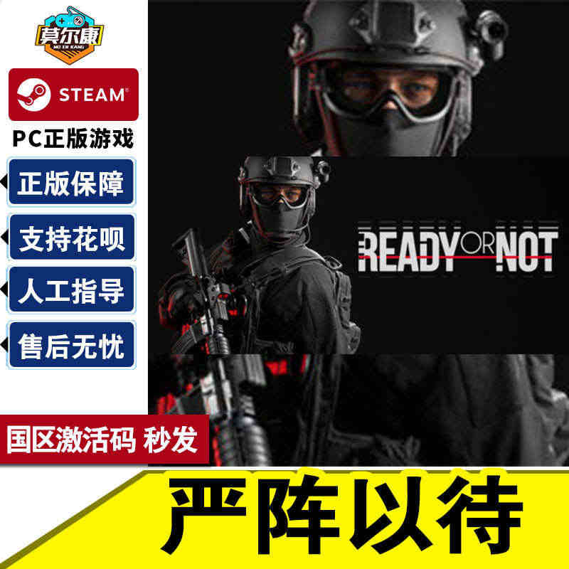 PC游戏正版 steam 严阵以待 Ready or Not 国区 c...