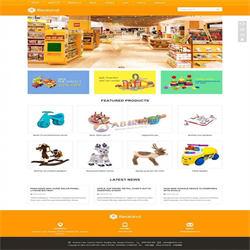 （自适应手机版）响应式食品百货英文外贸类网站织梦模板 HTML5玩具外贸网站源码下载