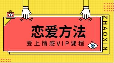 爱上情感VIP课程《恋爱方法》网盘下载9.2GB