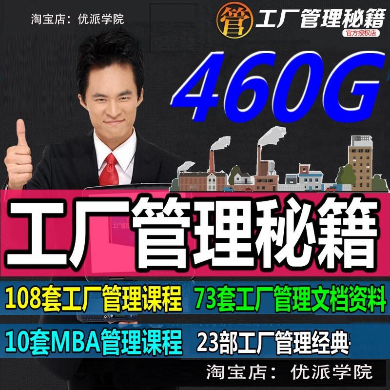 工厂管理车间安全精益生产公司运营运作计划仓储制度库存视频课程