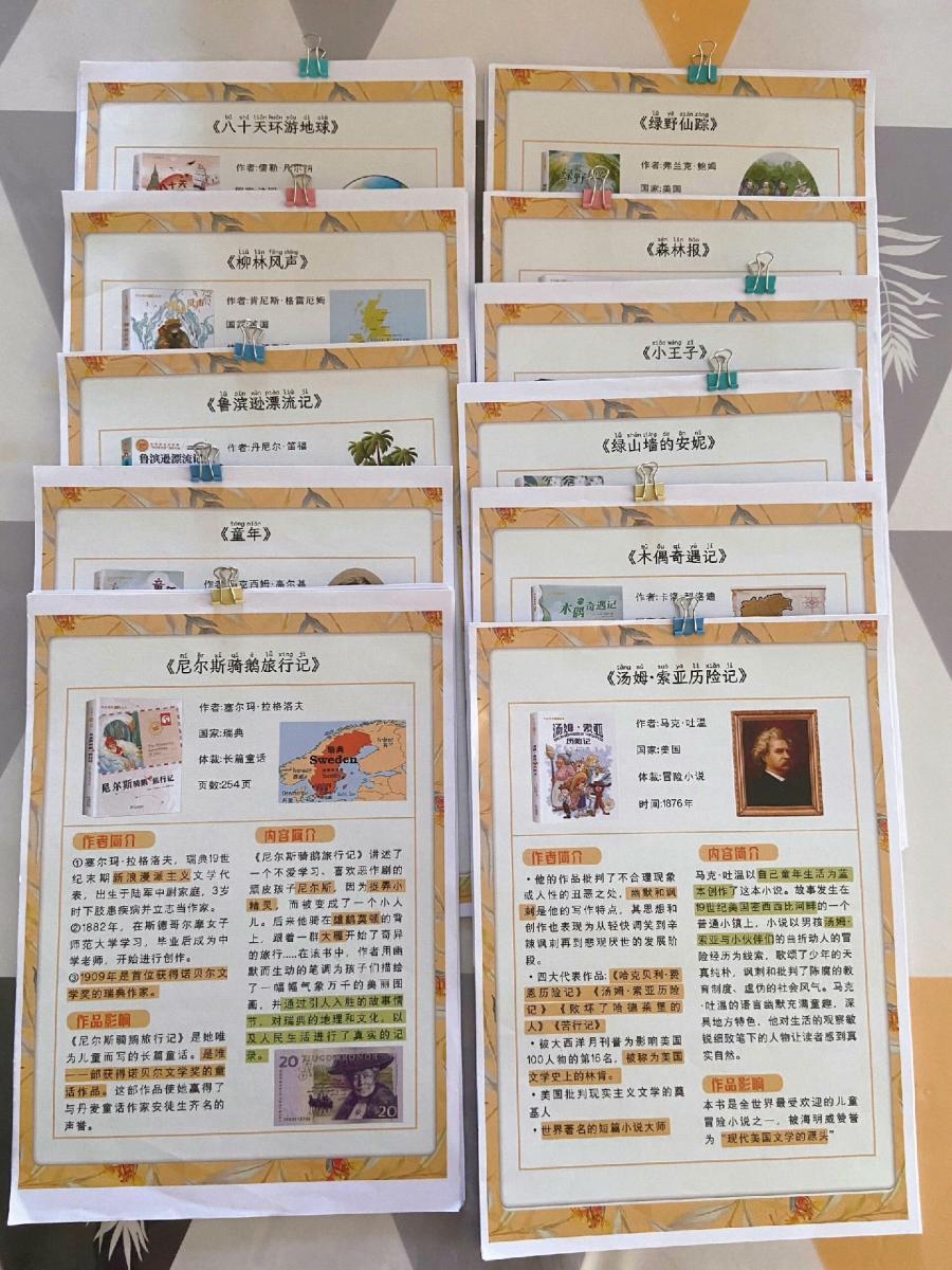 【100部+名著精读导读营】
精读笔记、导读笔记、读书笔记、名著PPT,电子版文件,自行打印
8部名著