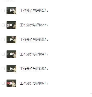 自考 06092 工作分析  精讲视频课程