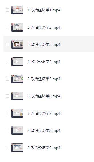 自考 00009政治经济学（财经类）   精讲视频课程