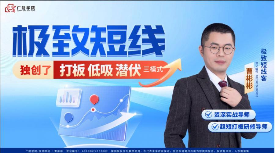 【曹彬彬】中广云极致短线小班课