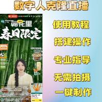 数字人直播24小时无人直播自动讲解自动回复