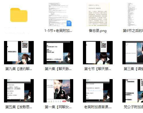 [10.2GB]时代最强聊天课《偷心神聊》百度云下载