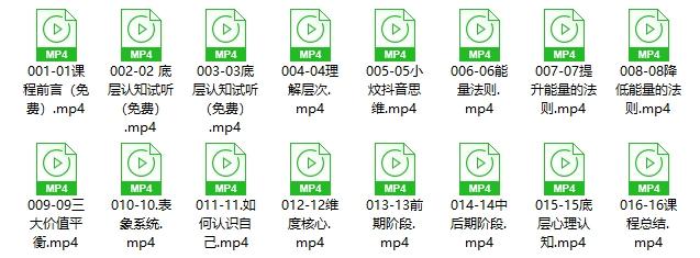 【3.9GB】健小炆《维度智慧思维课程1.0》网盘下载