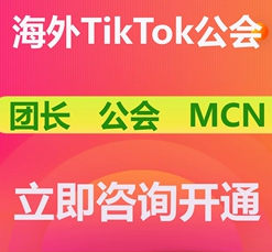 TikTok公会抖音海外快手公会招商团长陌陌B站抖音团长工会入驻