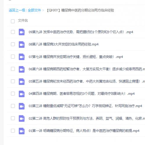 2020年宁亚功糖尿病中医经方讲座视频教程分期论治和临床用药经验