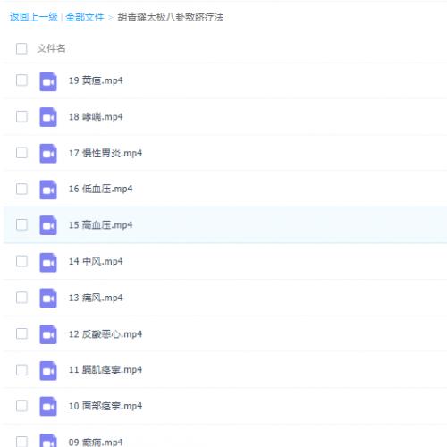 2020新胡青耀中药外敷太极敷脐疗法治百病高清视频课程19讲医弘馆
