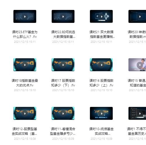 力哥说理财《基金生财一课通》 阿里云盘