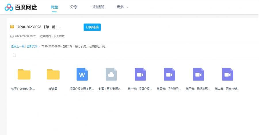 闲鱼创业粉暴力引流无脑搬运教程（引流一天200+） 百度云盘