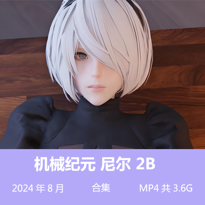 机械纪元3D同人动漫2B尼尔视频 24.8月 MP4共3.6G