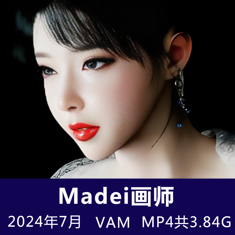 Madei画师3D同人动漫VAM作品CG视频 MP4共3.84G插图