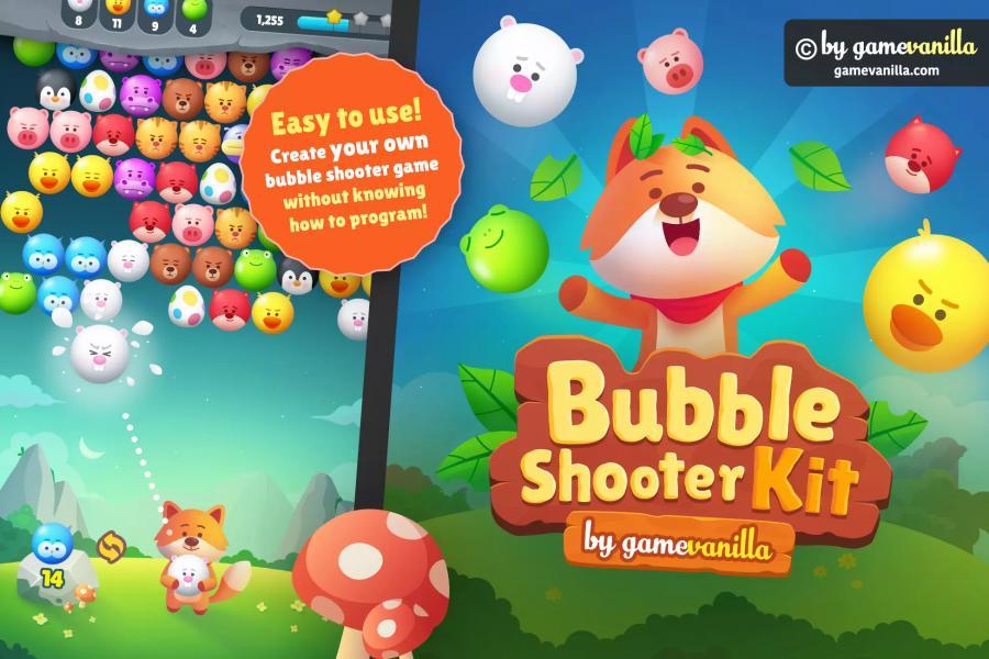 Uinty游戏《Bubble Shooter Kit 》源码