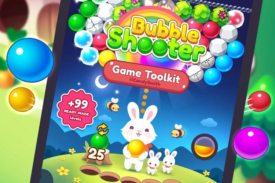 Unity Bubble Shooter Game Toolkit 1.03  《泡泡射击》精品源码