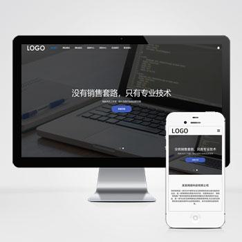 p559(自适应手机端)pbootcms网站建设网络科技类模板 SEO优化网络建站公司网站源码下载