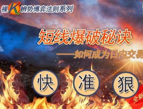 戴翀《短线爆破秘诀课程》 2019录播版 视频+文档 20个