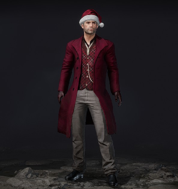 【官方正品CDK】绝版红色大风衣+圣诞帽+皮手套 限量礼包套装