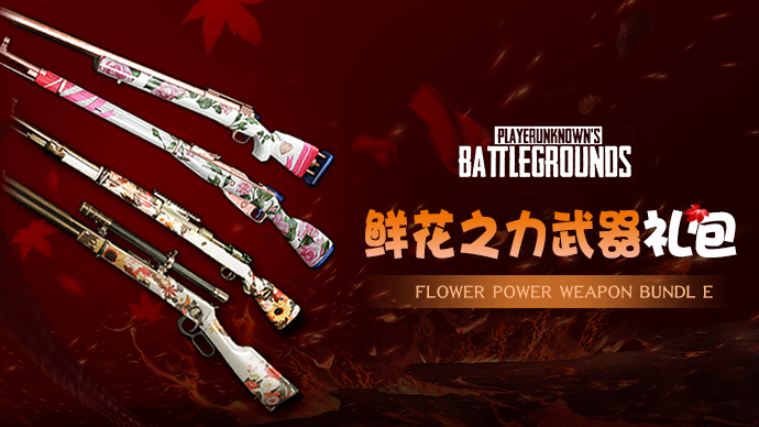 【官方正品CDK】鲜花之力武器套装（M24+Kar98k+莫辛纳甘+Win94）